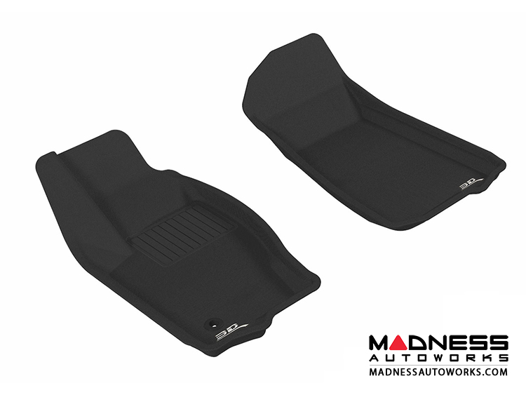 Jeep Grand Cherokee Floor Mats (Set of 2) - Front - Black by 3D MAXpider